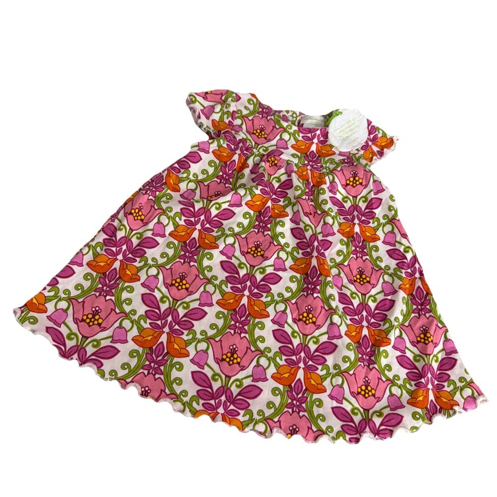 NWT Easter Vera Bradley Baby Girl Infant Lilli Bell Floral Dress Size 6-9 Month
